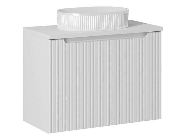 Zestaw meblowy 80cm z umywalką nablatową