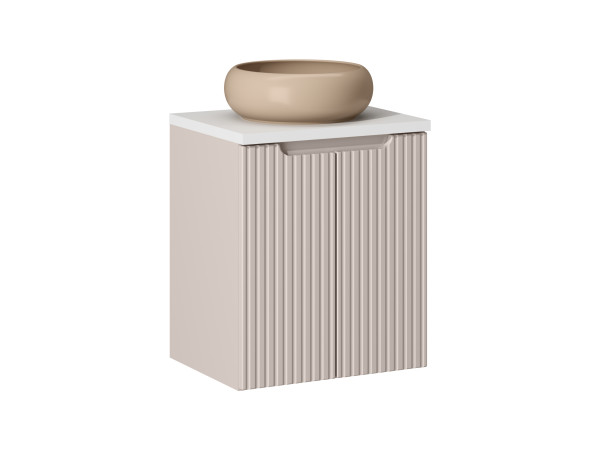 Zestaw meblowy 50cm z blatem i umywalką nablatową wiki