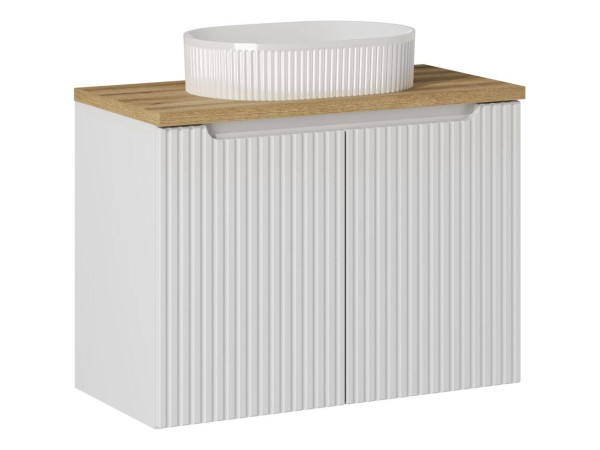 Zestaw meblowy 80cm z umywalką nablatową