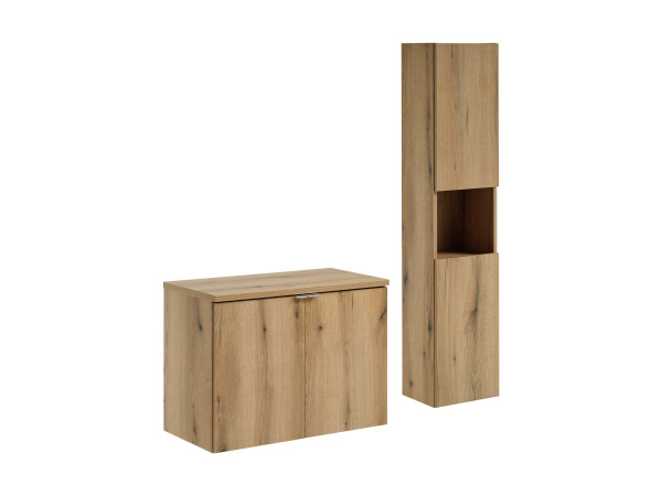 Zestaw meblowy 80cm z blatem i szafką wysoką