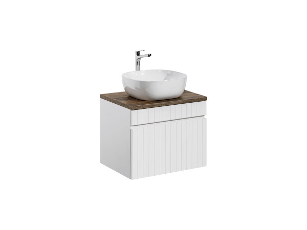 Zestaw meblowy 60cm z blatem i umywalką nablatową smile