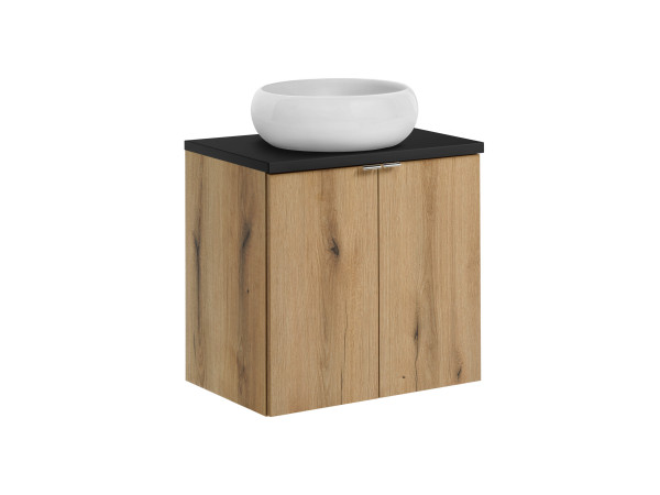 Zestaw meblowy 60cm z blatem i umywalką nablatową wiki