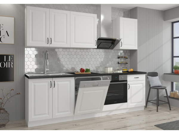 KUCHNIA STILO BIAŁA. Dowolna Konfiguracja Szafek.