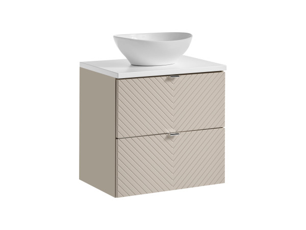 Zestaw meblowy 60cm z blatem i umywalką nablatową lola