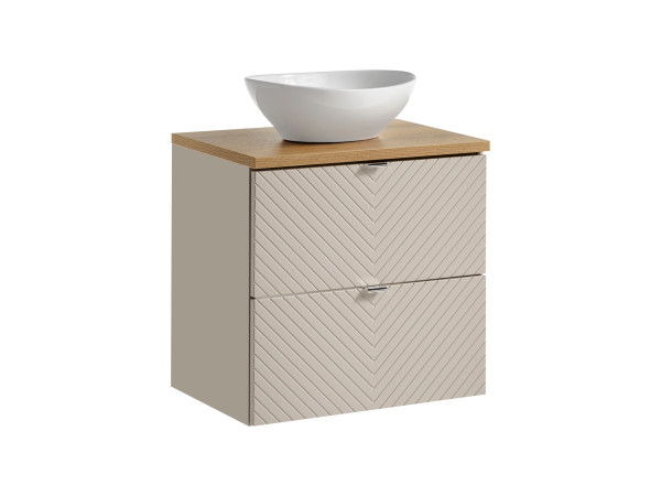 Zestaw meblowy 60cm z blatem i umywalką nablatową lola