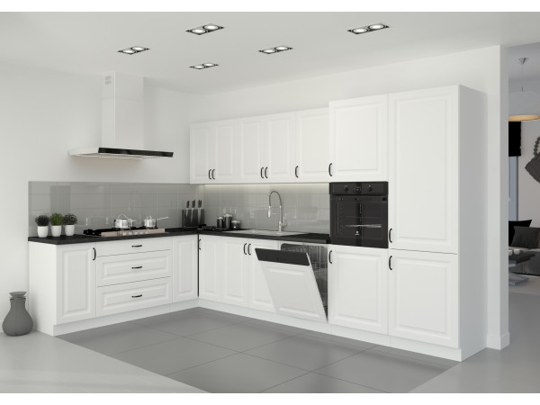 KUCHNIA STILO BIAŁA. Dowolna Konfiguracja Szafek.