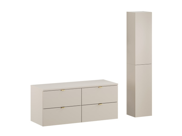 Zestaw meblowy 120cm z blatem i szafką wysoką