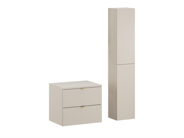 Zestaw meblowy 60cm z blatem i szafką wysoką