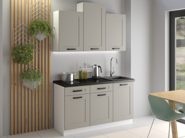 Kuchnia LUNA  Jasny Szary. Dowolny Wybór Szafek.