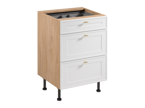 Szafka kuchenna dolna Sorento D60S3 AX z wkładem na sztućce