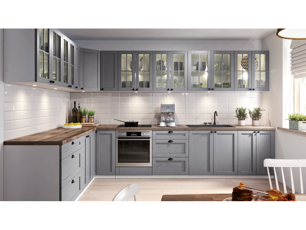 Szafka kuchenna dolna Linea Grey D40SP P/L