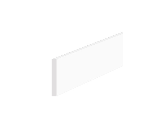 Cokół zakończeniowy – Biały Linea