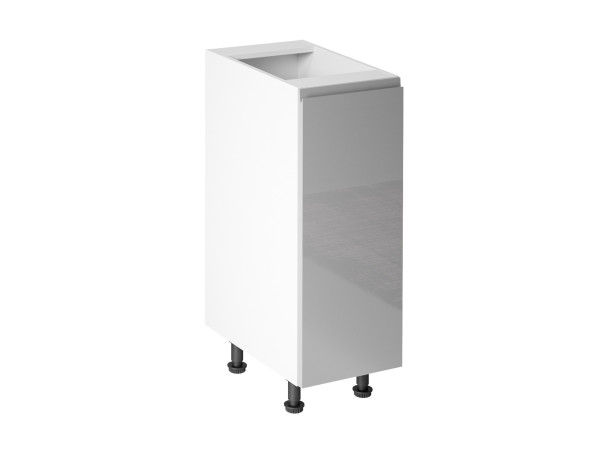 Szafka kuchenna dolna Aspen Szary Połysk D30-Prawa