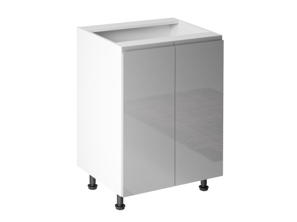 Szafka kuchenna dolna Aspen Szary Połysk D60