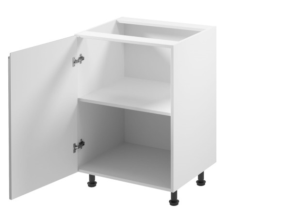 Szafka kuchenna dolna Aspen Szary Połysk D60-Lewa