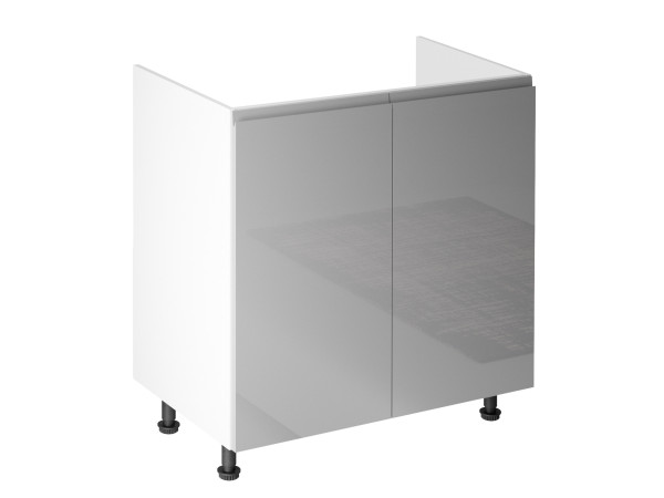 Szafka kuchenna dolna Aspen Szary Połysk D80Z. Pod Zlew