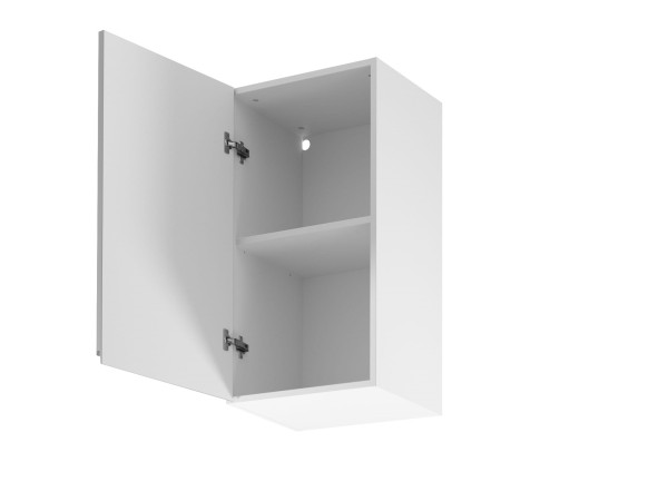 Szafka kuchenna górna Aspen Szary Połysk G40-Lewa