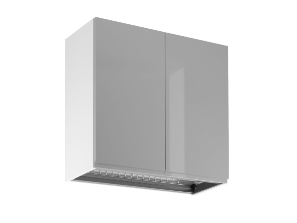 Szafka kuchenna górna Aspen Szary Połysk G80C