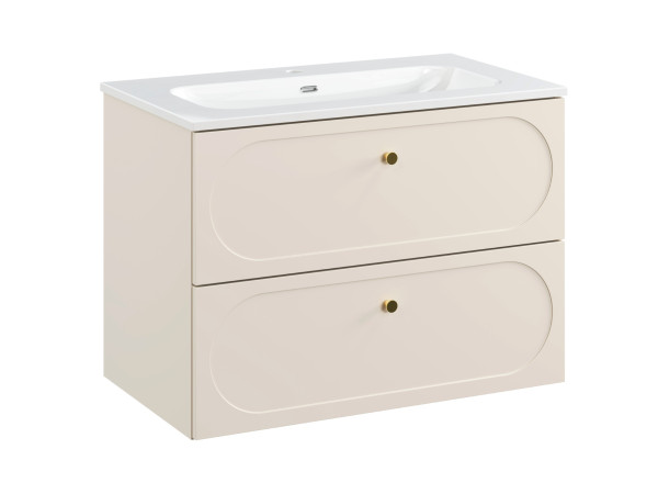 Zestaw meblowy 80cm z umywalką meblową fly