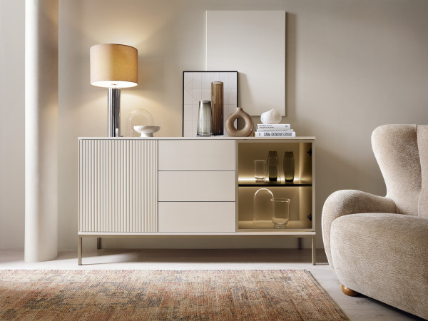 Komoda z szufladami z oś. Led, SENTO kolor Kaszmir. Meble...