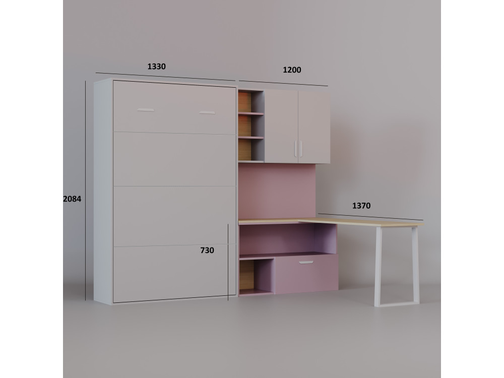 Zestaw Flexi Bed Łóżko Półkotapczan kolor...