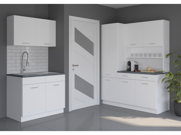 KREDENS MARIA kolor Biały Z BLATEM