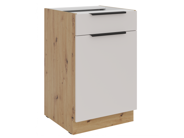 Szafka dolna 1 szuflada + 1 drzwiczki 50 D 1F 1S BB -...