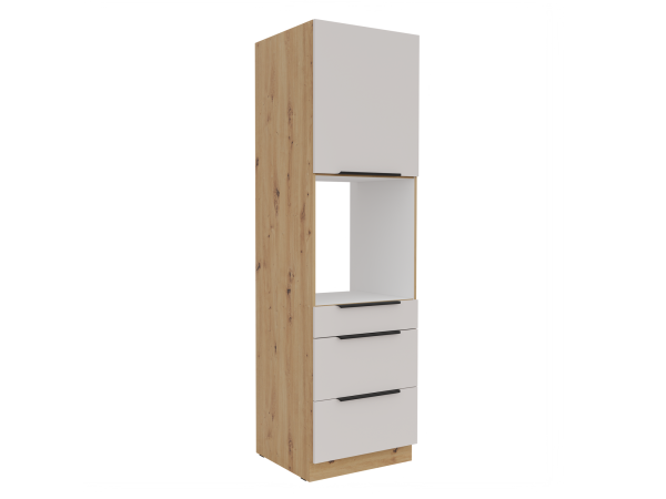 Szafka komin słupek zabudowa piekarnika 60 DPS-210 3S 1F - Kuchnia SOLEA KOLOR KASZMIR.