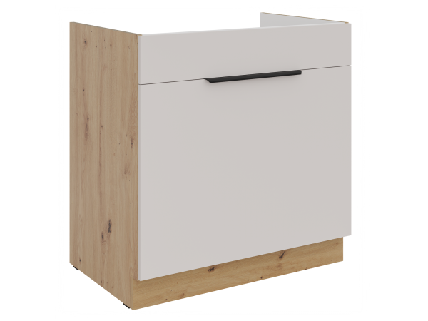 Szafka dolna pod zlew z wysuwaną szufladą 80 ZL 1S BB - Kuchnia SOLEA KOLOR KASZMIR.