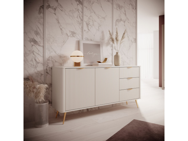 KOMODA 163 2D3S Lante Beżowy. Stwórz własny zestaw.