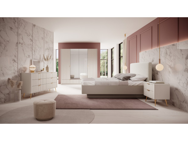 STOLIK NOCNY  2S Lante Beżowy. Stwórz własny zestaw.