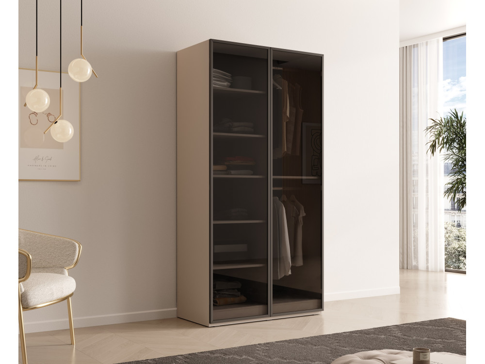 Szafa modułowa SANDBOX 100cm kolor Frontu Szkło...