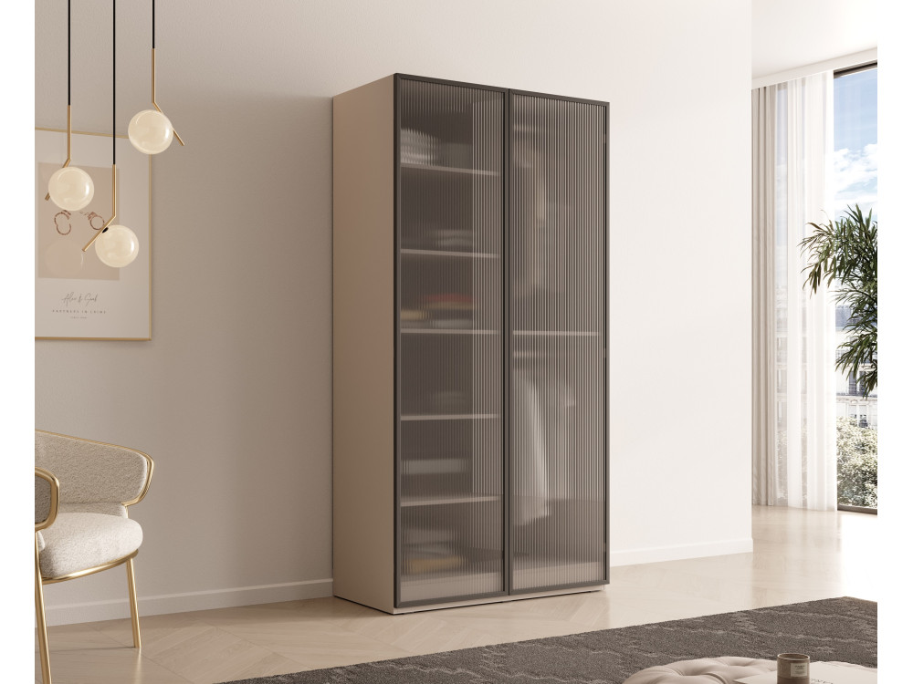 Szafa modułowa SANDBOX 100cm kolor Frontu Szkło...