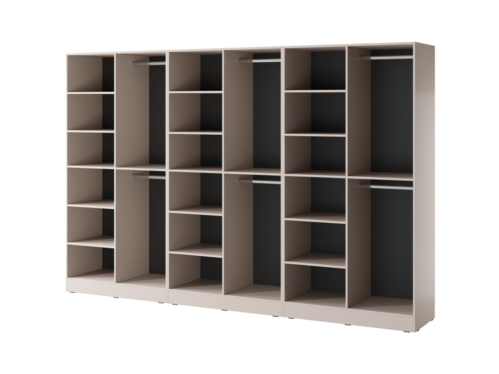 Szafa modułowa SANDBOX 300cm kolor Frontu Kaszmir