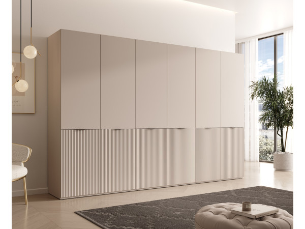 Szafa modułowa SANDBOX 300cm kolor Frontu Kaszmir