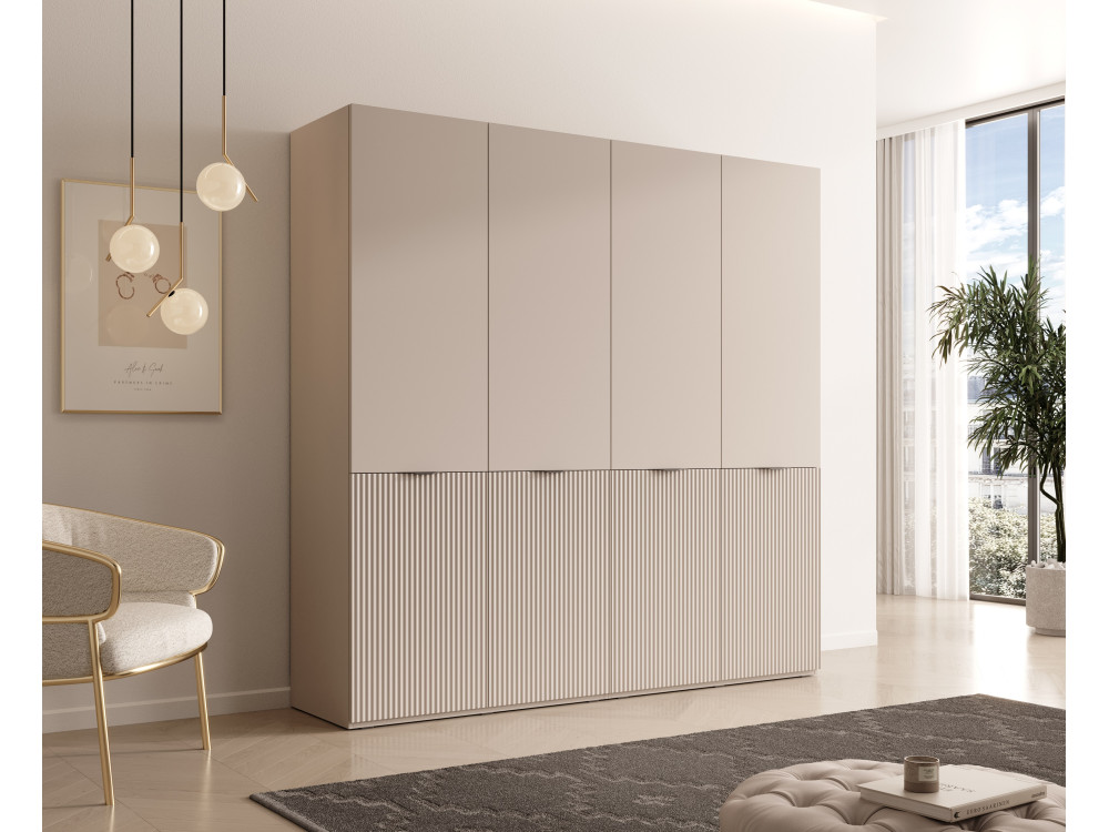 Szafa modułowa SANDBOX 200cm kolor Frontu Kaszmir