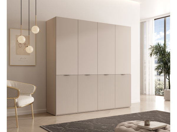 Szafa modułowa SANDBOX 200cm kolor Frontu Kaszmir