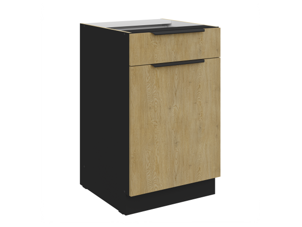Szafka dolna 1 szuflada + 1 drzwiczki 50 D 1F 1S BB -...
