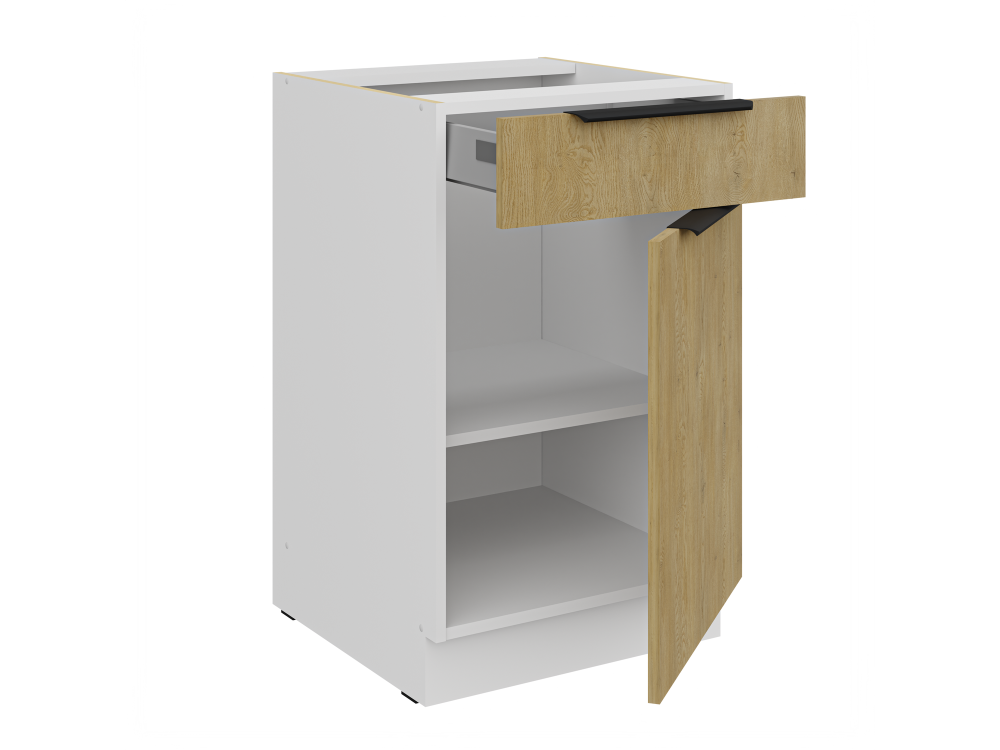 Szafka dolna 1 szuflada + 1 drzwiczki 50 D 1F...