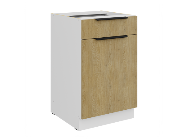 Szafka dolna 1 szuflada + 1 drzwiczki 50 D 1F 1S BB -...