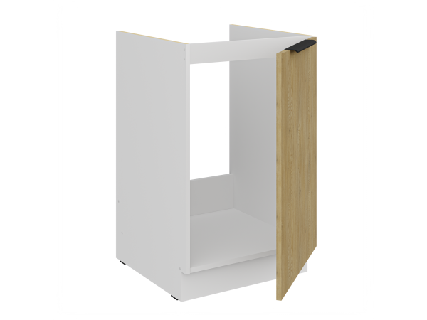 Szafka dolna pod zlew 50 ZL 1F BB - Kuchnia Dąb CREMONA / Biały