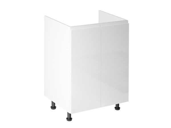 Szafka kuchenna dolna Aspen Biały Połysk D60Z. Pod zlew