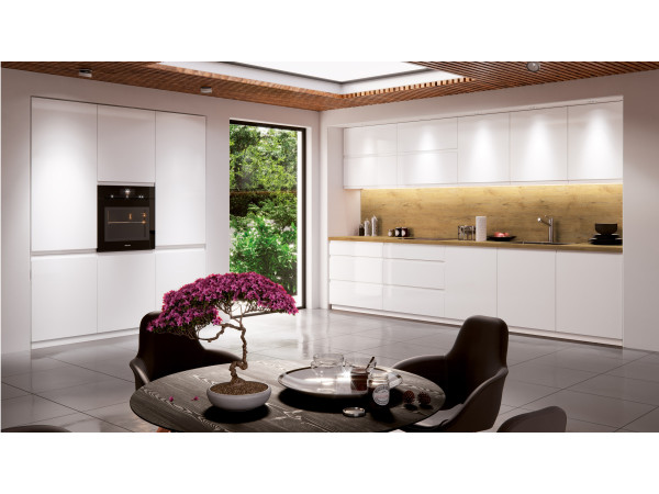 Przykładowe zestawienie kuchni Aspen Biały Połysk 340cm +...