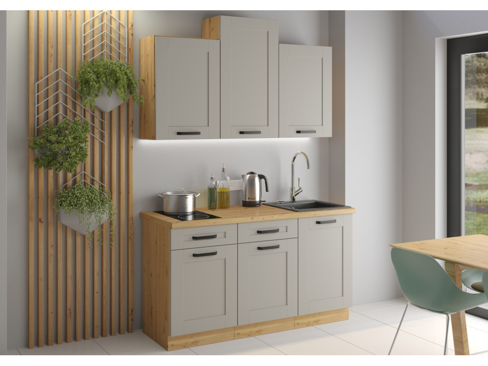 Kuchnia LUNA  Jasny Szary - Artisan. Dowolny...