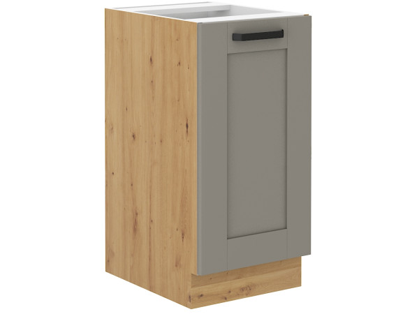 Szafka dolna 40 D 1F BB - KUCHNIA LUNA JASNY SZARY - ARTISAN