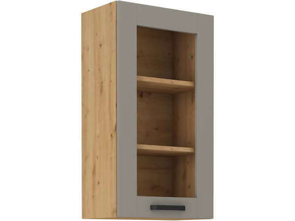 Szafka górna z szybą 40 GS-90 1F - KUCHNIA LUNA JASNY...