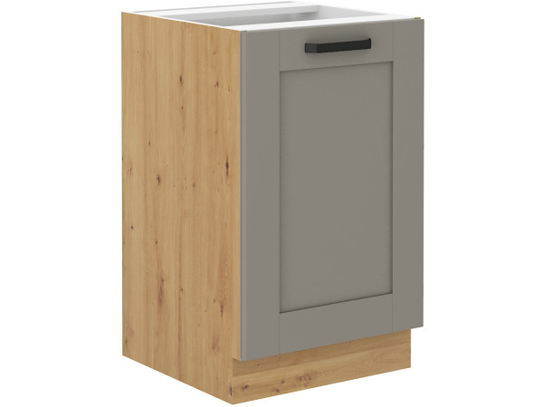 Szafka dolna pod zlew 50 ZL 1F BB - KUCHNIA LUNA JASNY SZARY - ARTISAN