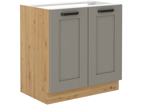 Szafka dolna pod zlew 80 ZL 2F BB - KUCHNIA LUNA JASNY...