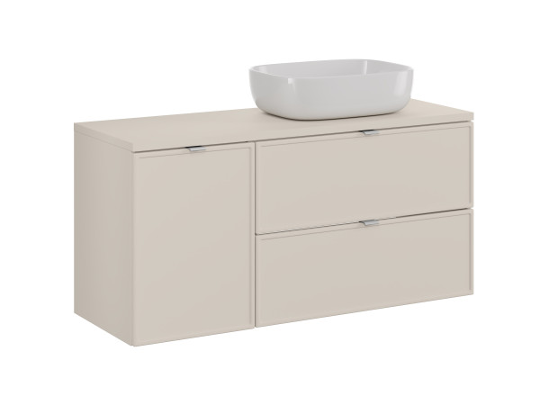 Zestaw meblowy 120cm z blatem i umywalką nablatową smile