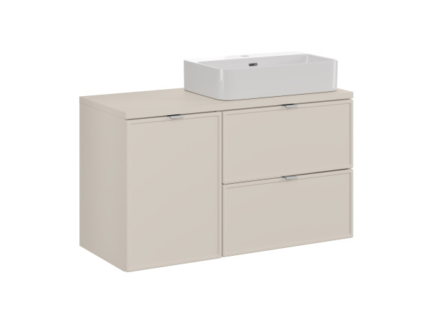 Zestaw meblowy 100cm z blatem i umywalką nablatową trust